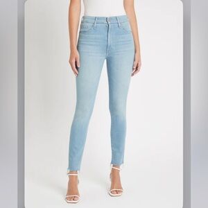 MOTHER the looker ankle fray jeans